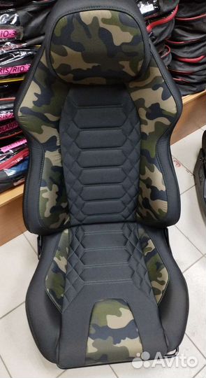 Новые сиденья niva sport Хаки