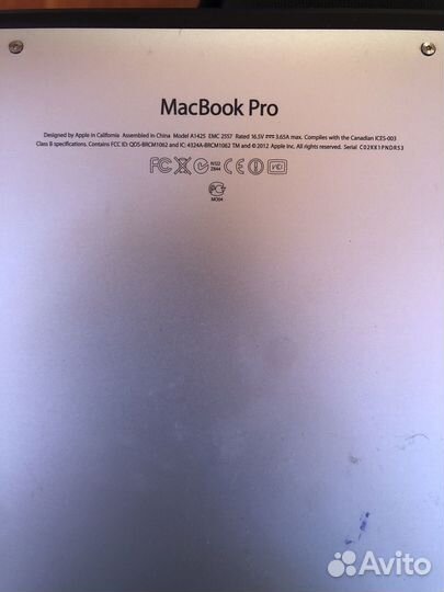 Ноутбук apple