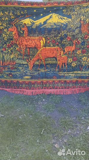 Плюшевый ковер СССР