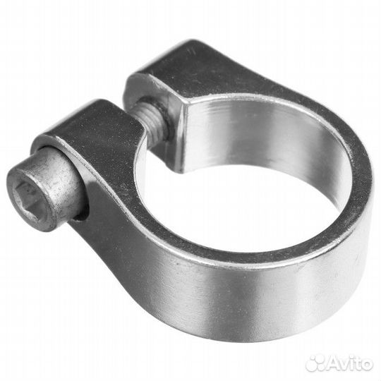 Хомут подседельный Dream Bike 28,6, цвет серебрист