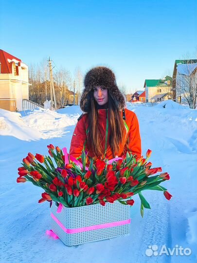 Шапка ушанка женская меховая