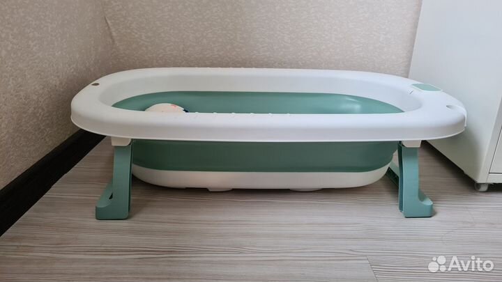 Ванночка для купания складная с матрасиком