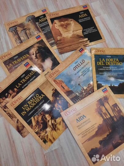 Коллекция виниловых пластинок Giuseppe Verdi