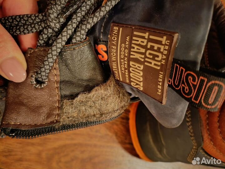 Ботинки зимние натуральная кожа/шерсть 43