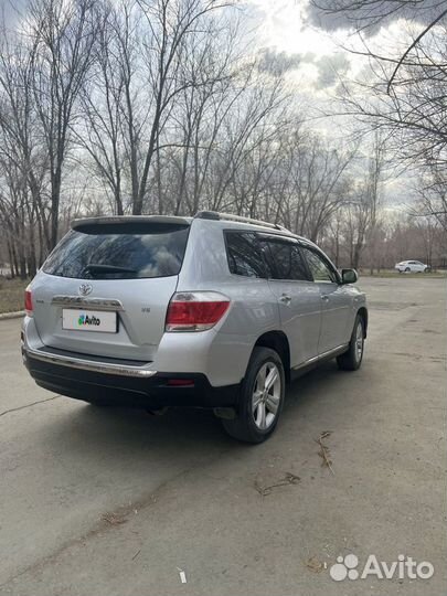 Toyota Highlander 3.5 AT, 2012, 126 000 км