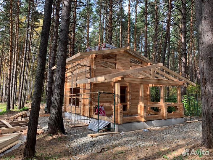 Домокомплект 6х6 из профилированного бруса кедра