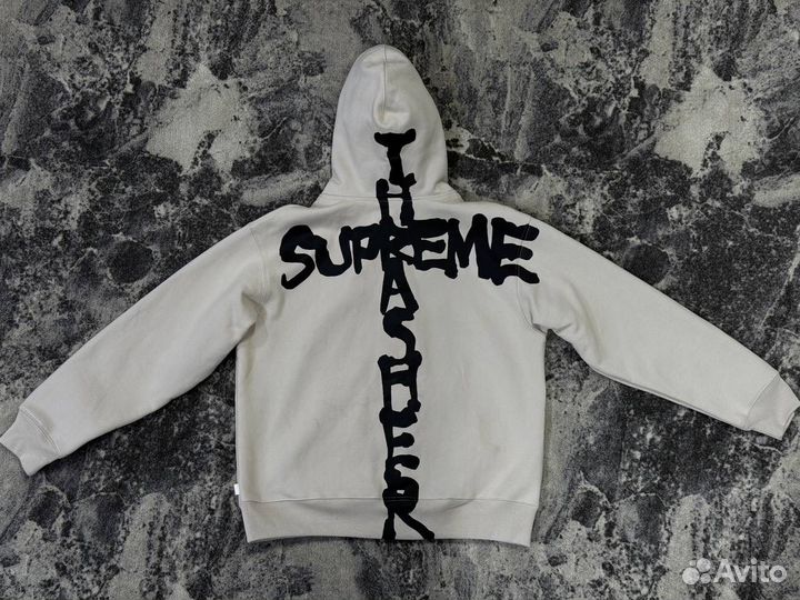 Худи Supreme x Thrasher FW24 Бежевый