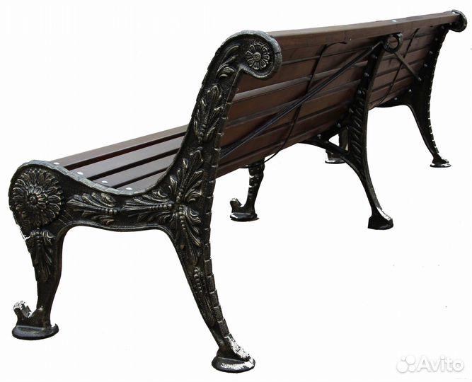 Скамейка чугунная Бульварная 1.5 (2.0,3,0) метра