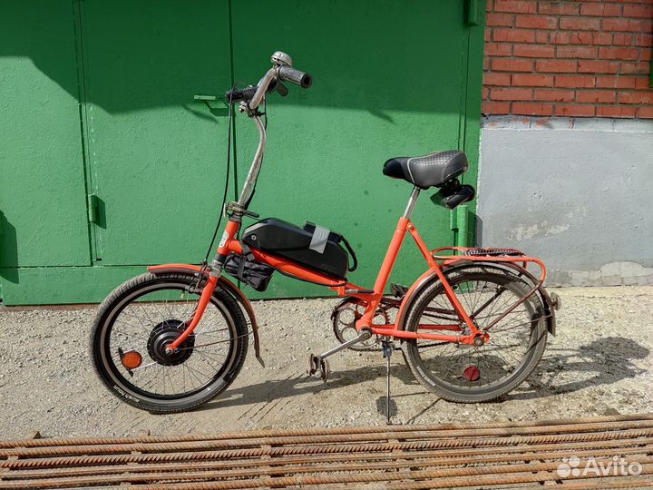 Велосипед складной Кама СССР, электро