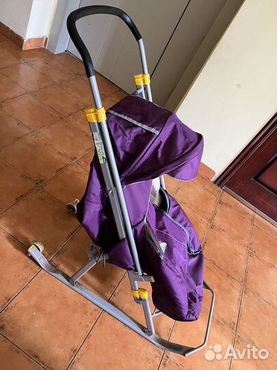 Детские санки коляска ника