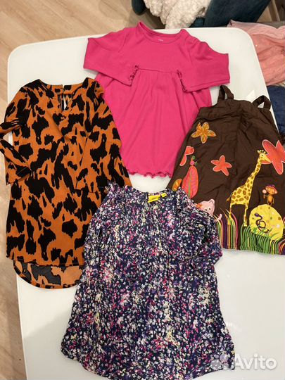 Вещи пакетом на девочку 80-86-92-98