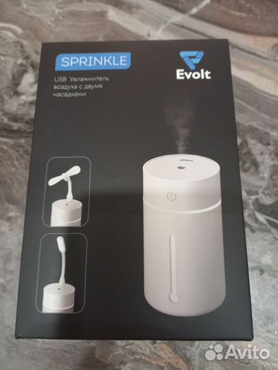 Увлажнитель воздуха с подсветкой и вентиляторм usb