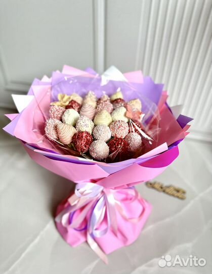 Клубника в шоколаде,букет из клубники в шоколаде