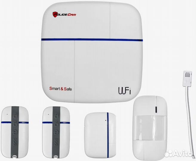 Беспроводная Интернет WiFi+GSM охран сигнализация