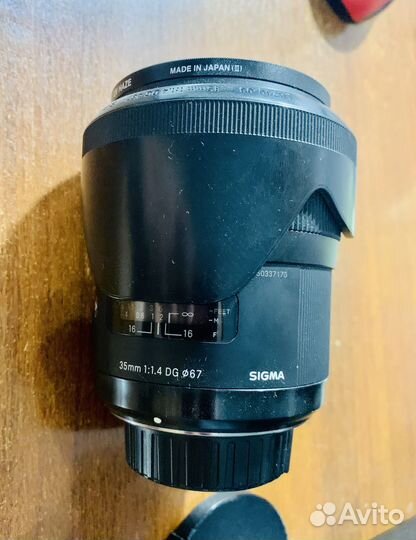 Объектив Sigma 35mm f/1.4 DG HSM Art для Nikon