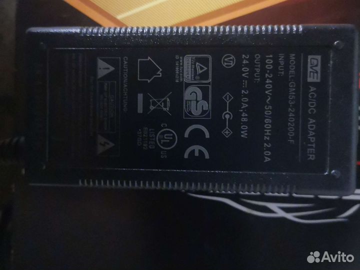 Блок питания 24v. 2.0A. 48w