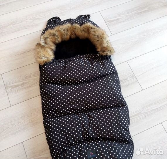 Зимний конверт в коляску до 3 лет