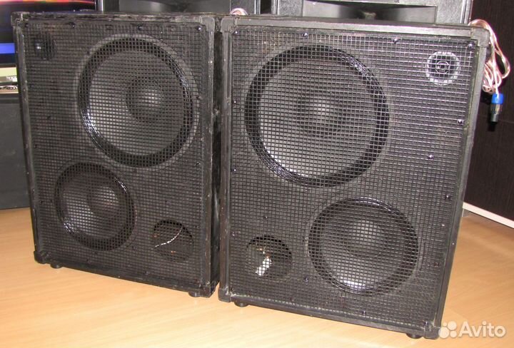 Колонки SFA 1040-2080Вт 2шт Pro F12L76, F15L76 +Вч