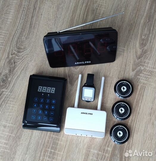 Кнопка вызова персонала, мастера / часы, пульт, та