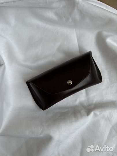 Футляр для очков из натуральной кожи