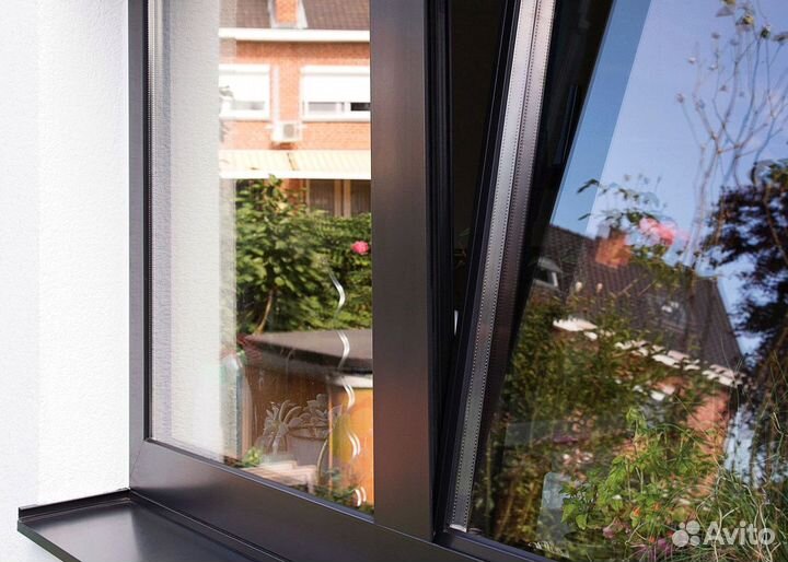 Алюминиевые окна под ключ