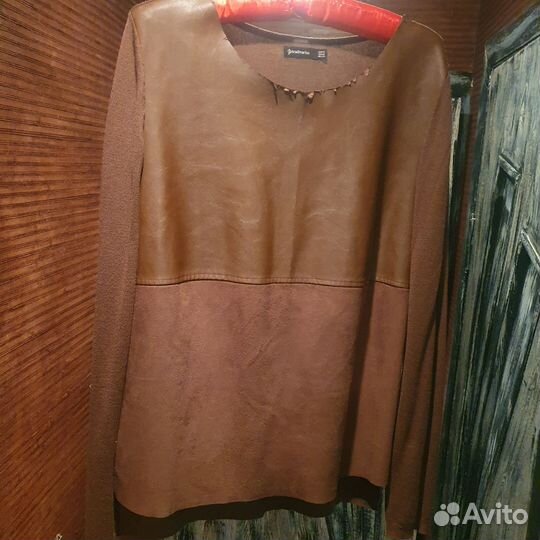 Джемпер Stradivarius женский экокожа