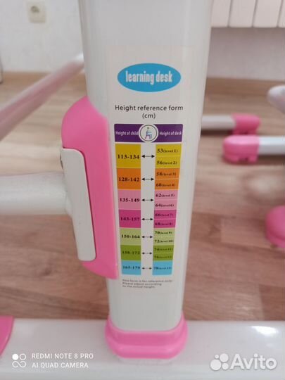 Растущий стол парта