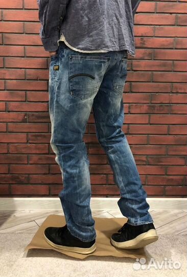 Джинсы (W32/L32) G-Star Raw Attacc Low Straight