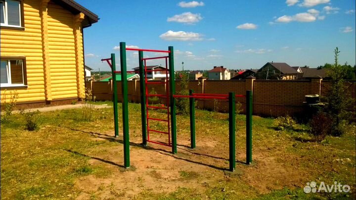 Турник брусья для дачи (воркаут площадка)