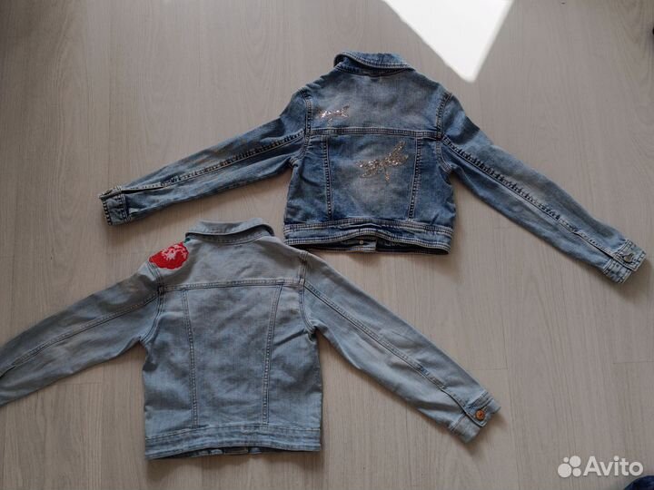 Куртки жакеты джинсовые для девочки