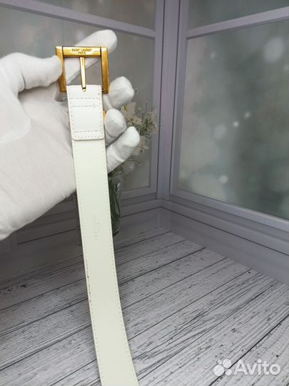 Ремень Ysl женский натуральная кожа премиум люкс