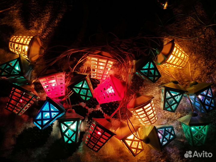 Елочная гирлянда электрогирлянда Колокольчик СССР