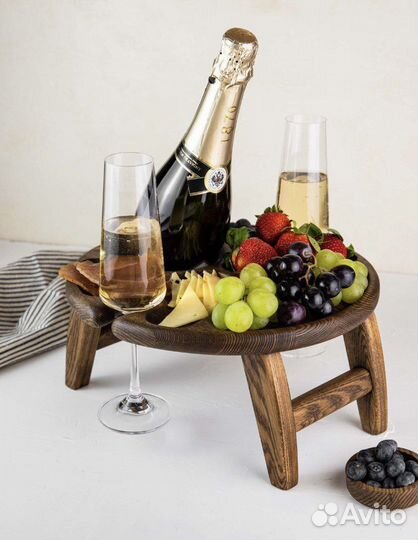 Винный столик менажница