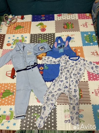 Вещи пакетом 3-6 месяцев на мальчика