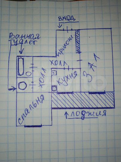2-к. квартира, 52 м², 2/9 эт.