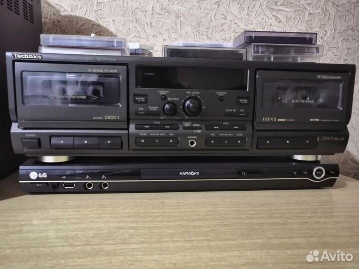 Кассетная дека technics 474