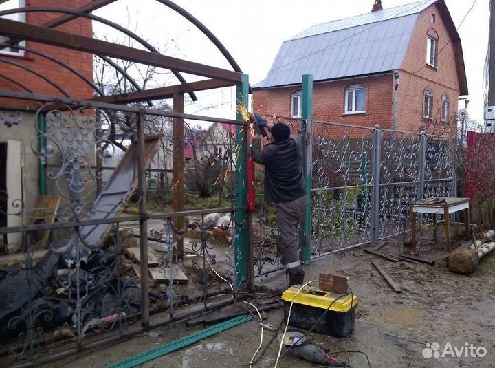 Сварщик.Петли.Ворота.Навесы.Заборы.Покраска.Выезд