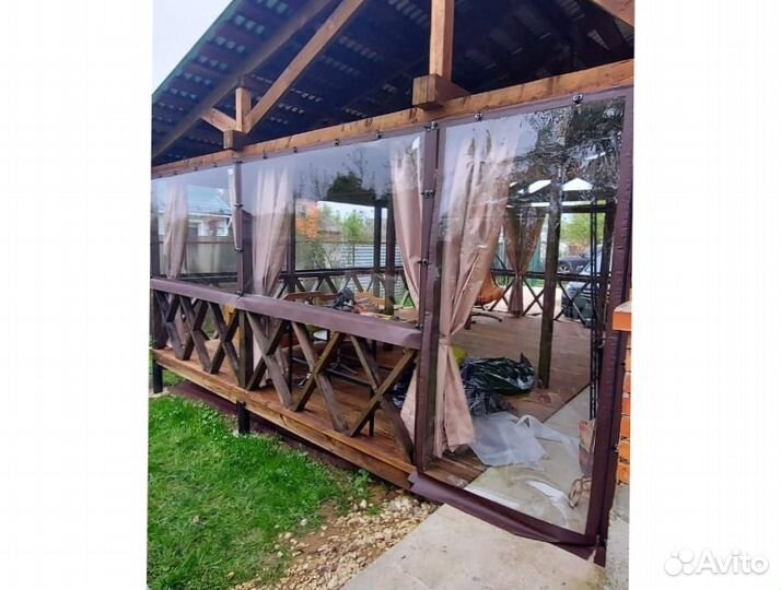 Мягкие окна для загородного дома, дачи, коттеджа