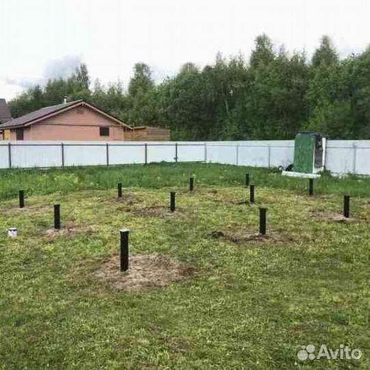 Свайный фундамент под ключ
