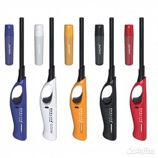 Зажигалка Luxlite пьезо, каминная, жесткая+газ