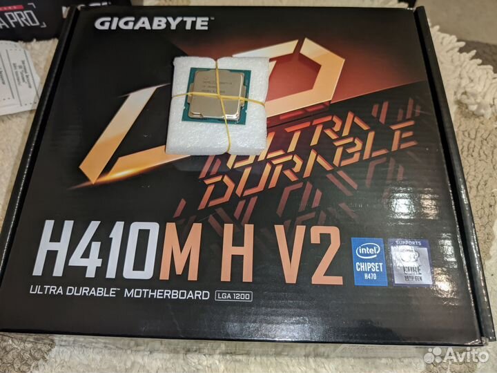 Комплект материнская+процессор lga1200