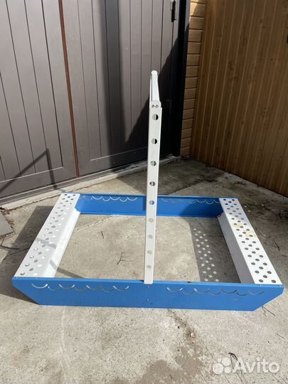 Детская песочница металлическая кораблик