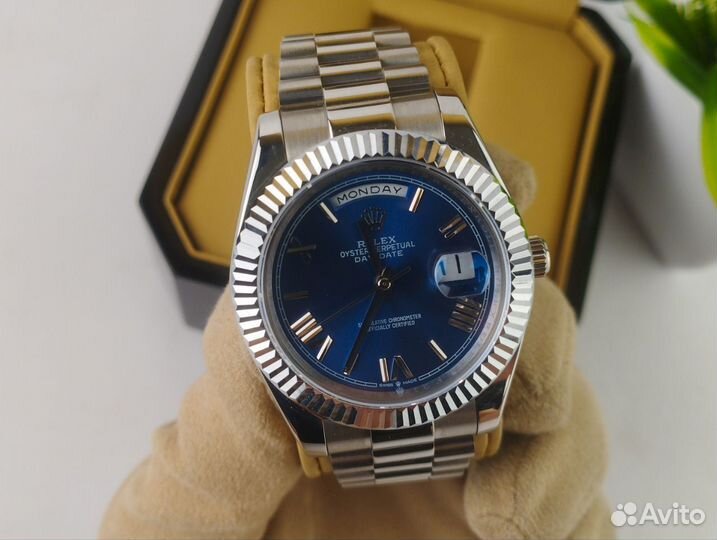 Часы мужские Rolex Day Date lux blue