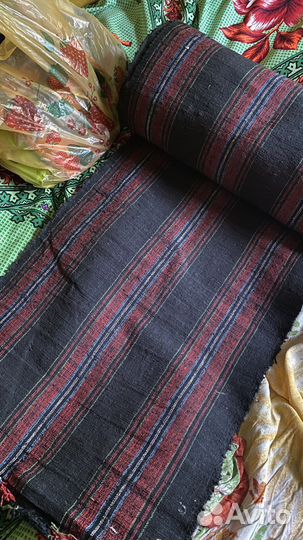 Ткань домотканая из льна