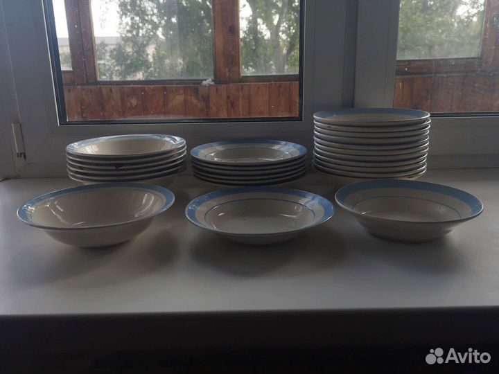 Набор советской столовой посуды