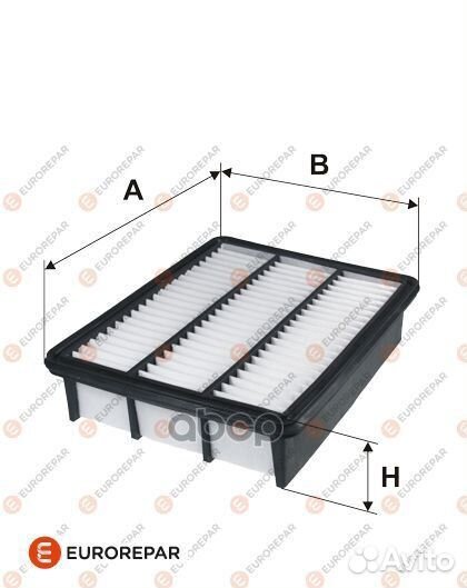 Фильтр воздушный 1616248380 eurorepar