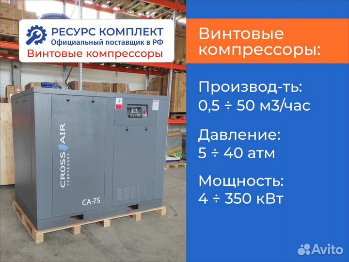 Винтовые компрессоры 0,52 - 10 м3/мин