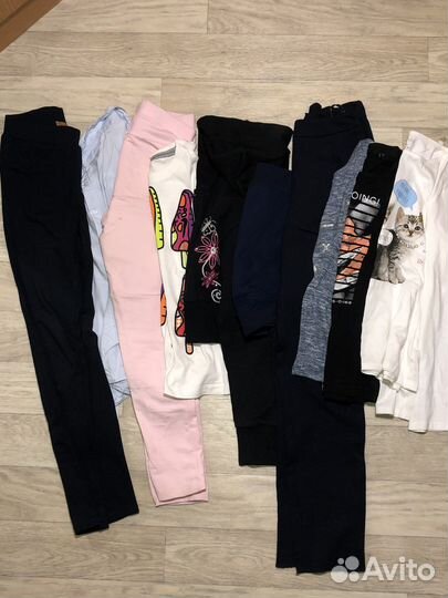 Вещи для девочки пакетом 8-10 лет