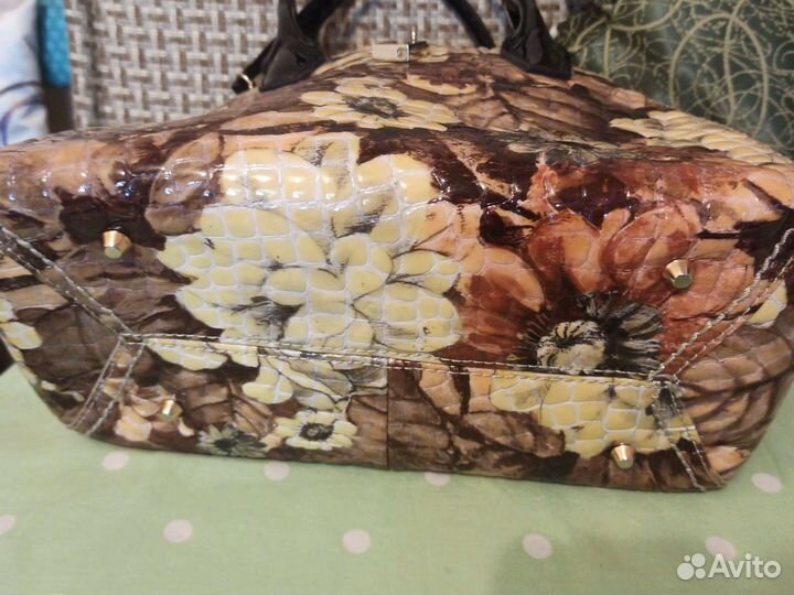 Сумка женская натуральная кожа бу