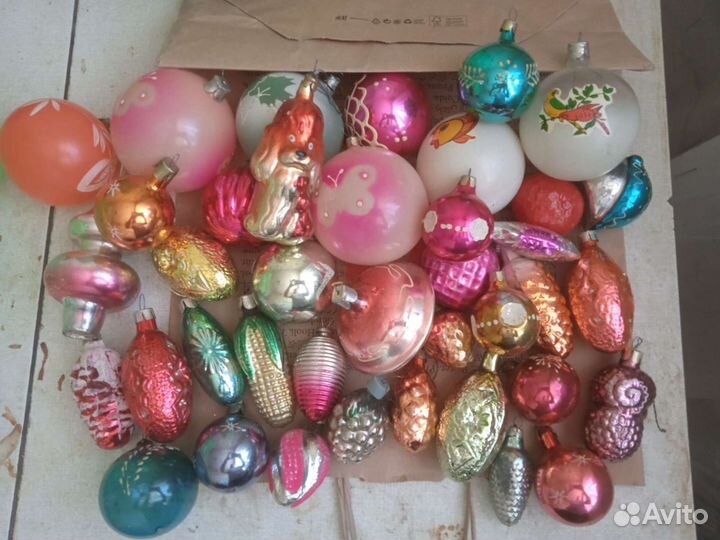 Елочные игрушки СССР
